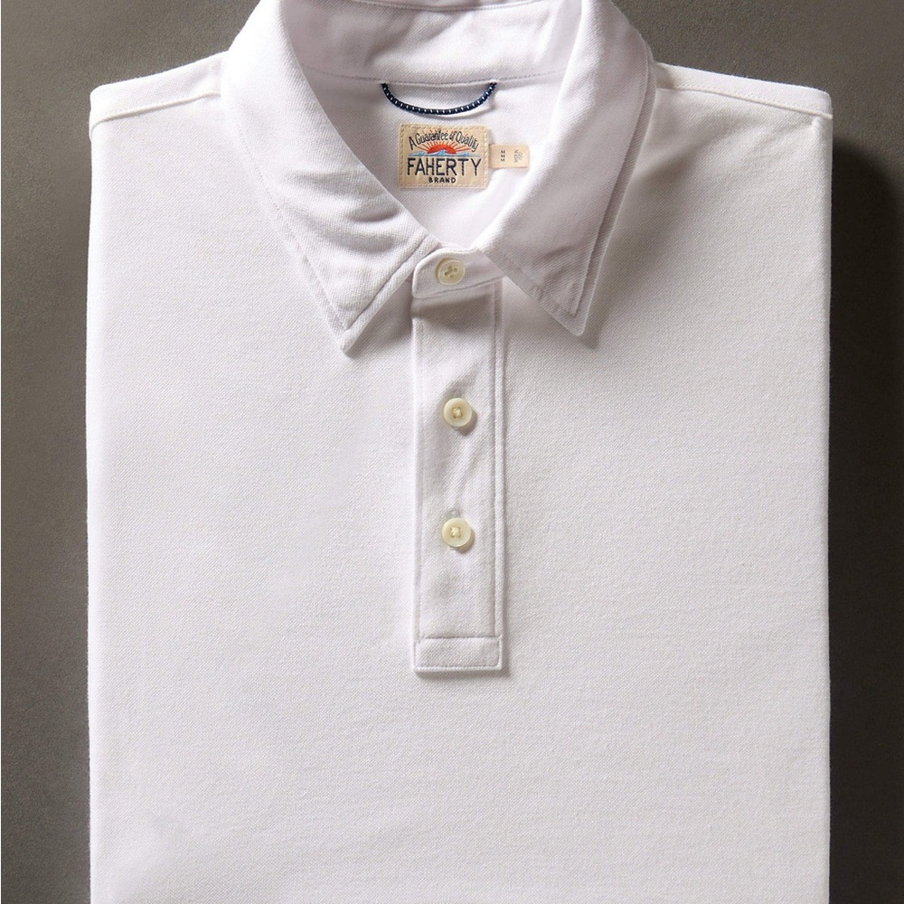 Faherty Movement Short-Sleeve Polo